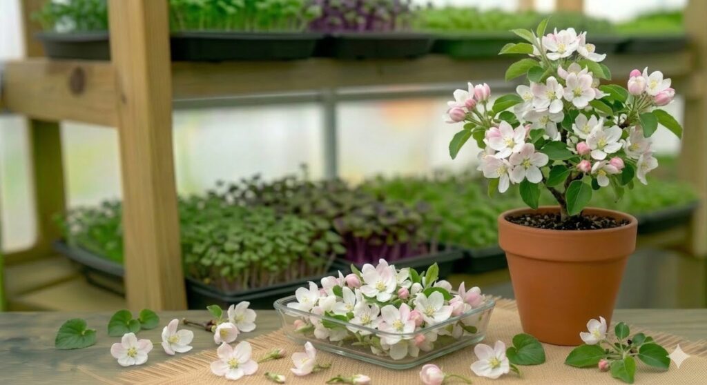 Яблуня — їстівна квітка — їстівна квітка