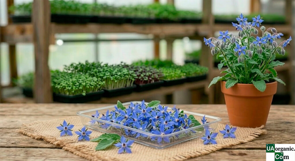 Бораго — їстівна квітка — їстівна квітка