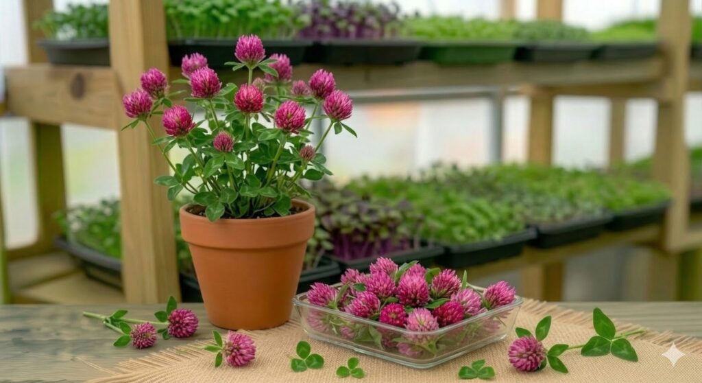 Конюшина — їстівна квітка — їстівна квітка