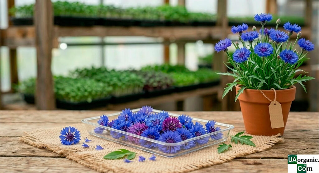 Волошка — їстівна квітка — їстівна квітка