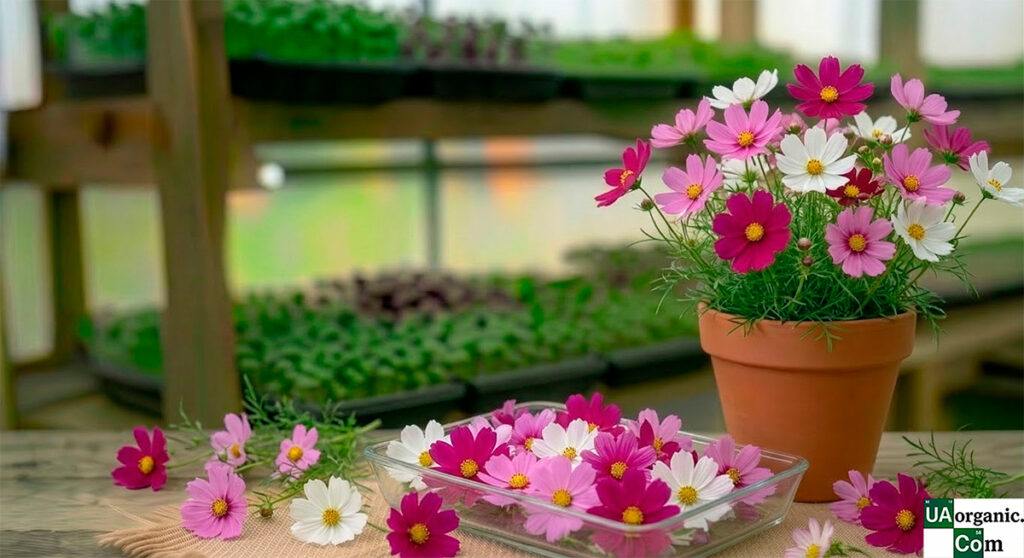 Космея — їстівна квітка — їстівна квітка