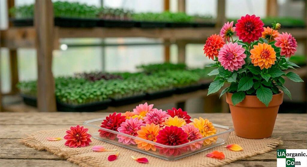 Жоржина — їстівна квітка — їстівна квітка