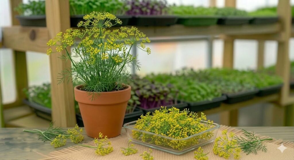 Кріп — їстівна квітка — їстівна квітка