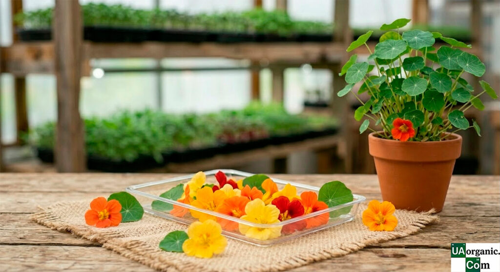 Настурція — їстівна квітка — їстівна квітка