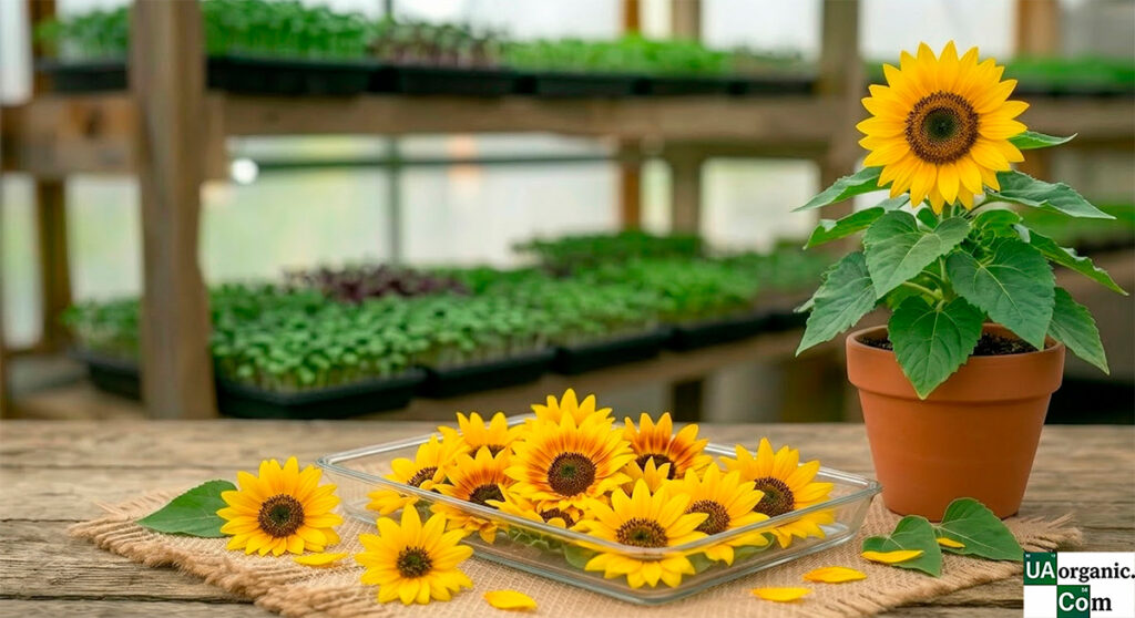 Соняшник — їстівна квітка — їстівна квітка