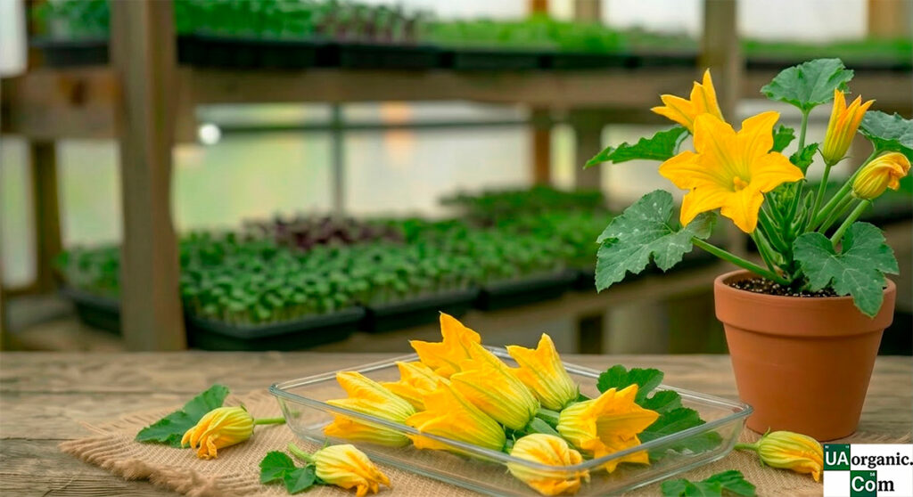 Квіти цукіні — їстівна квітка — їстівна квітка